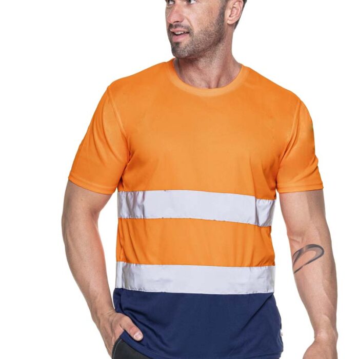 T-shirt Mark The Helper Hi-Vis Duo