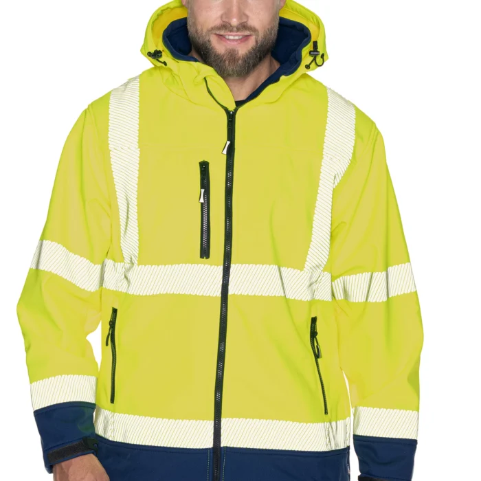 SOFTSHELL HI-VIS PRINT Mark The Helper
